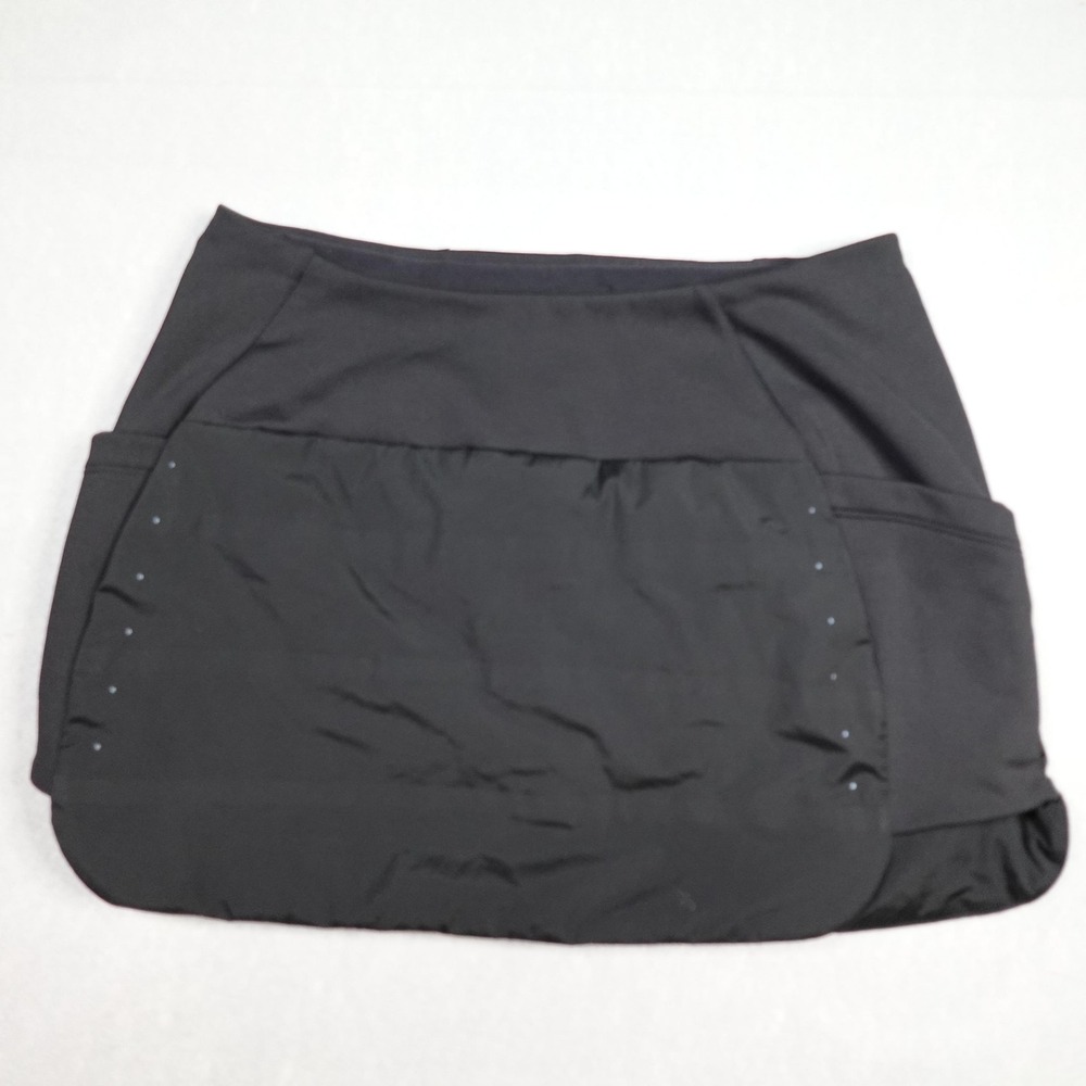 Lululemon Skirt Womens 4 Black Primaloft Quilted Insulated Puffer tennis running